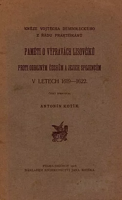 Paměti o výpravách Lisovčíků proti odbojným Čechům a jejich spojencům v letech 1619-1622