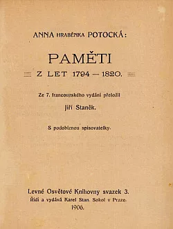 Paměti z let 1794–1820