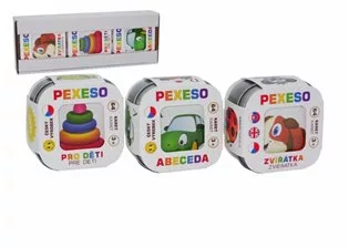 Pexeso 3ks - Abeceda, Zvířátka, Pro děti