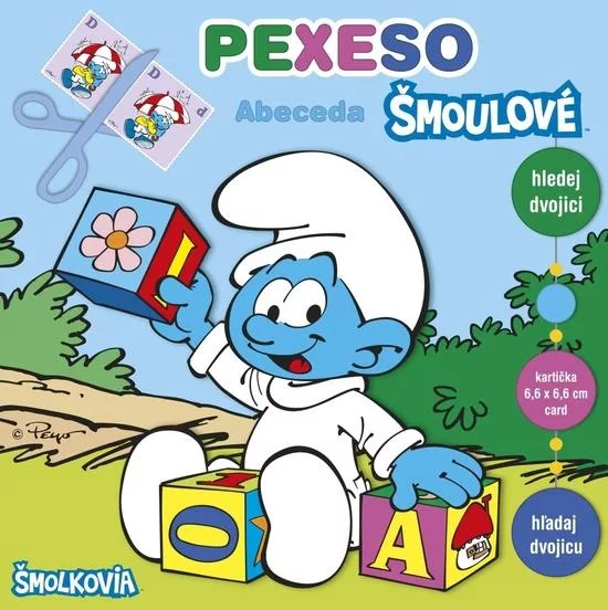 Pexeso Šmoulí abeceda