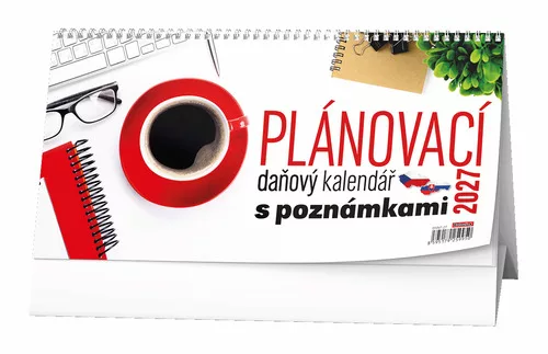 Plánovací daňový kalendář s poznámkami 2027