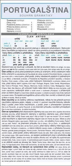 PORTUGALŠTINA souhrn gramatiky