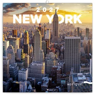 Poznámkový kalendář New York 2027