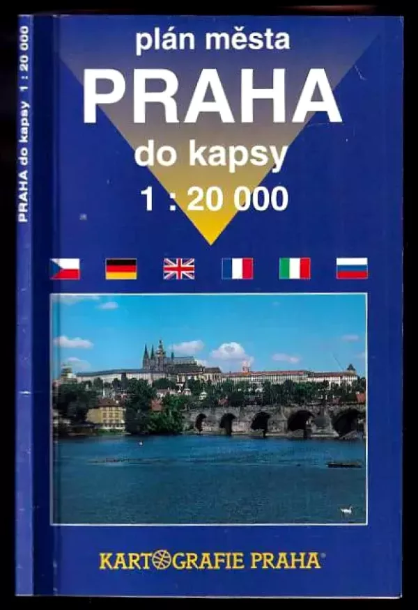 Praha do kapsy  - plán města, měřítko 1 : 20 000
