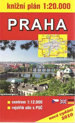Praha: knižní plán 1:20 000