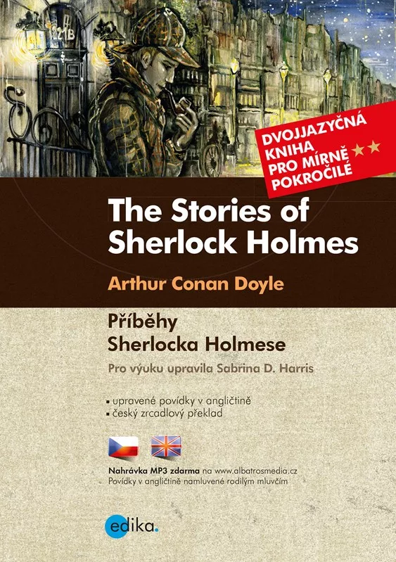 Příběhy Sherlocka Holmese / The Stories of Sherlock Holmes + mp3 zdarma (B1/B2)