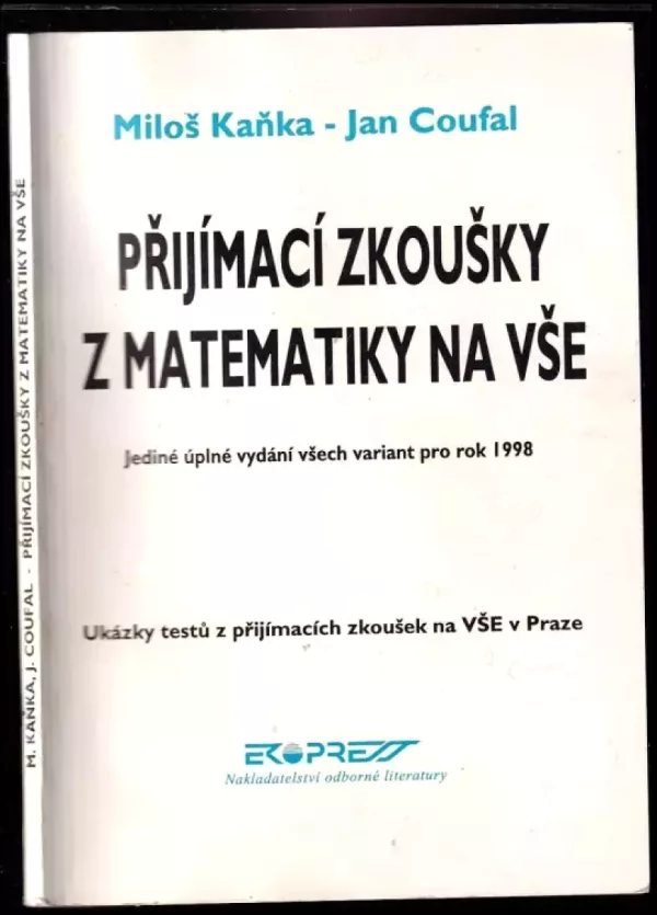 Přijímací zkoušky z matematiky na VŠE