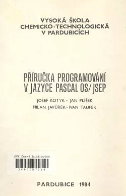 Příručka programování v jazyce PASCAL OS/JSEP