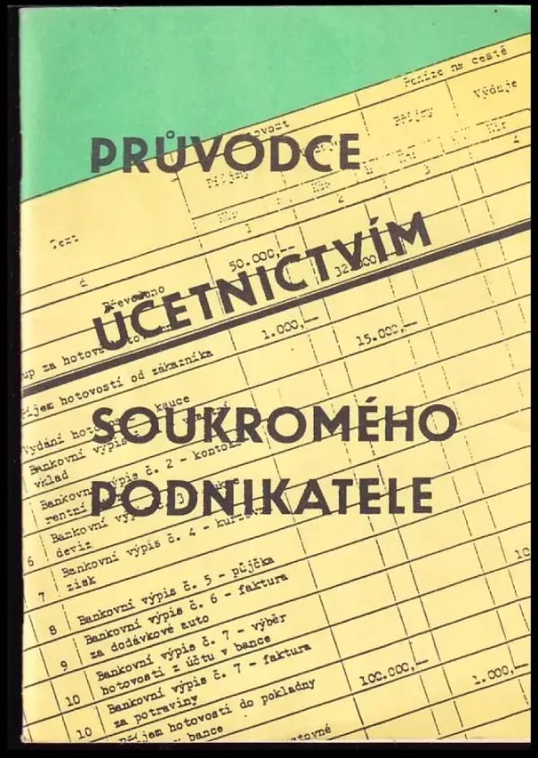 Průvodce účetnictvím soukromého podnikatele