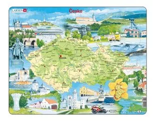 Puzzle - Česká republika památky 78 dílků