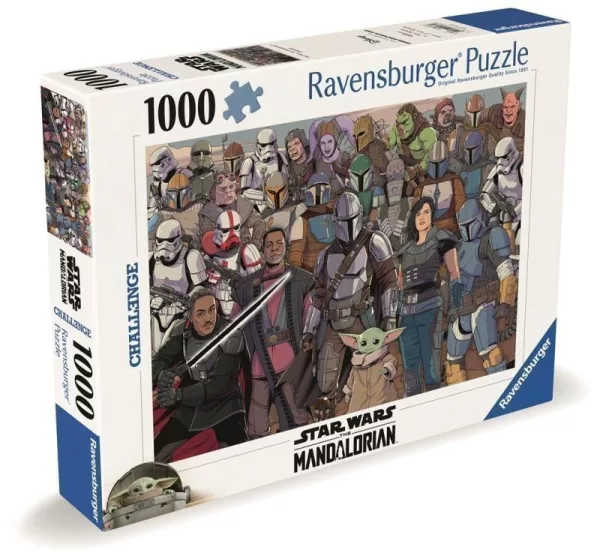 Puzzle Challenge: Star Wars Baby Yoda 1000 dílků