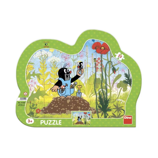 Puzzle deskové Krtek a kalhotk 25 dílků