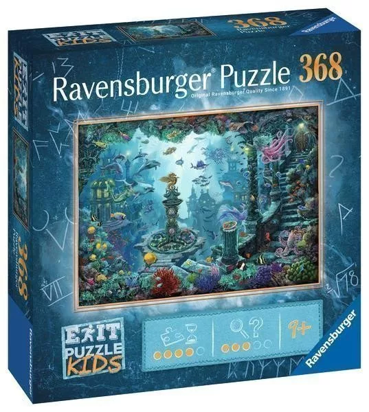 Puzzle EXIT KIDS: Potopená Atlantida 368 dílků