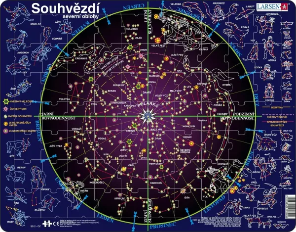 Puzzle MAXI - Souhvězdí/70 dílků