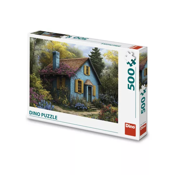 Puzzle Modrý domeček 500 dílků