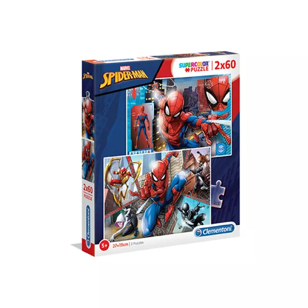 Puzzle Spiderman: Do akce 2x60 dílků
