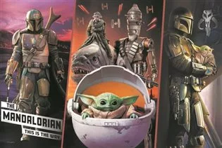 Puzzle : The Mandalorian: Tajemný Baby Yoda 300 dílků