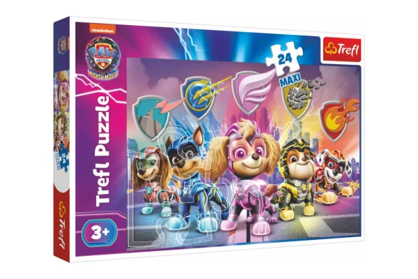 Puzzle Tlapková patrola: Psí mise MAXI 24 dílků