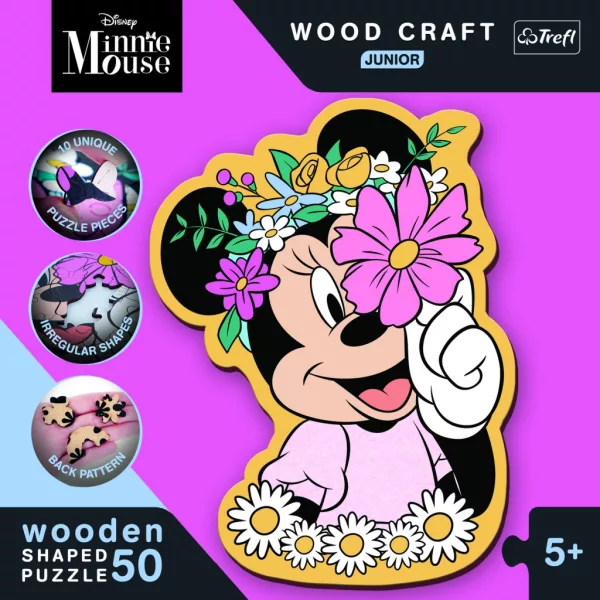 Puzzle Wood Craft Junior Ve světě Minnie