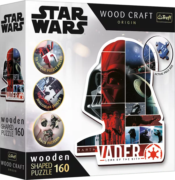 Puzzle Wood Craft Origin Star Wars: Darth Vader 160 dílků