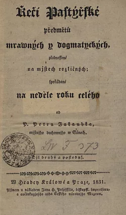 Řeči pastýřské předmětů mravných i dogmatických II.