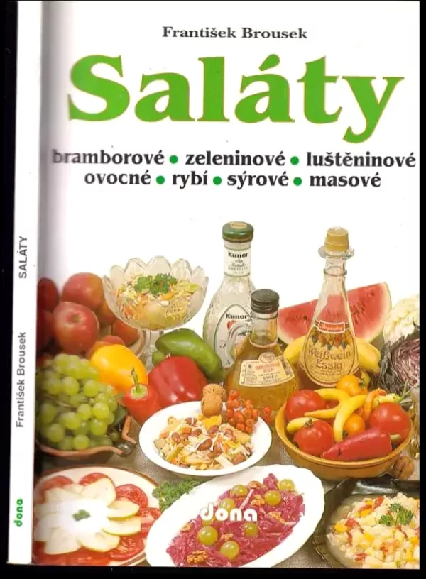 Saláty bramborové, zeleninové, luštěninové, ovocné, rybí, sýrové, masové