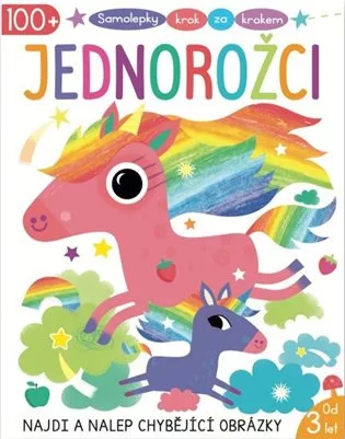 Samolepky krok za krokem - Jednorožci