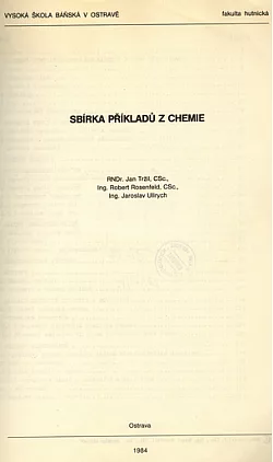 Sbírka příkladů z chemie