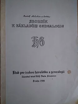 Sborník k základům genealogie