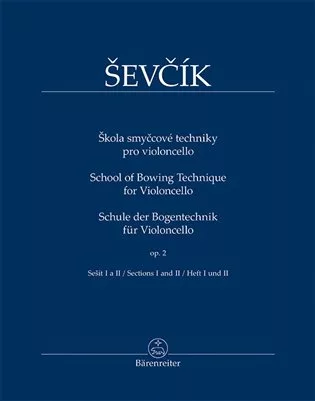 Škola smyčcové techniky pro violoncello op. 2, sešit I a II