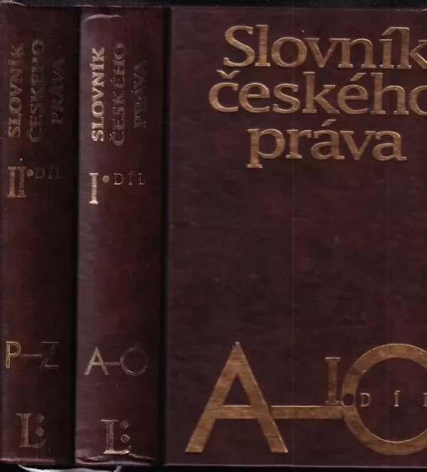 Slovník českého práva : Díl 1-2