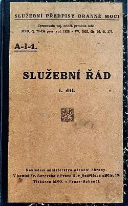 Služební řád 1. díl
