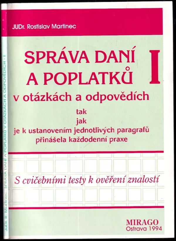 Správa daní a poplatků v otázkách a odpovědích
