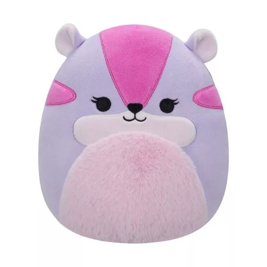 Squishmallows Fialovo-růžový chipmunk Tamara