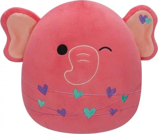 Squishmallows Růžový slon Kyla