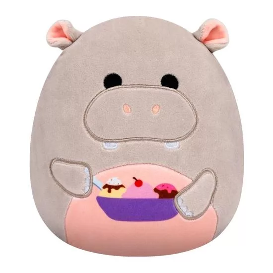 Squishmallows Šedý hroch se zmrzlinou Harrison