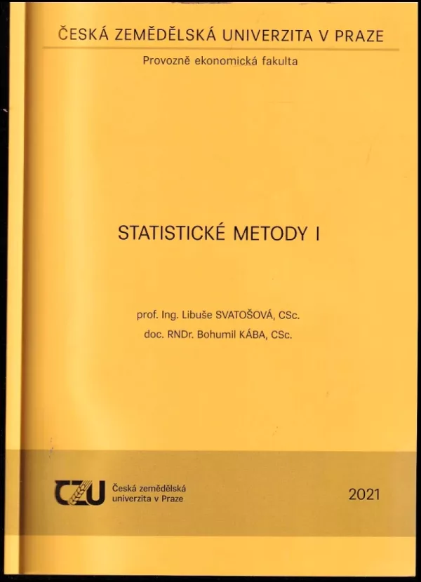 Statistické metody I