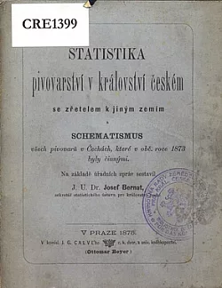 Statistika pivovarnictví v království českém se zřetelem k jiným zemím