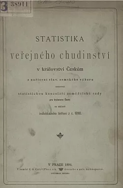 Statistika veřejného chudinství v království Českém
