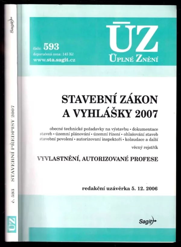 Stavební zákon a vyhlášky 2007