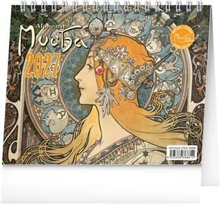 Stolní kalendář Alfons Mucha 2027
