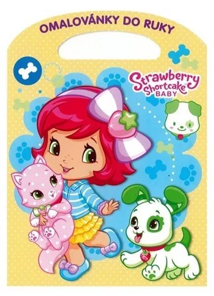 Strawberry baby - omalovánky A4 s výsekem