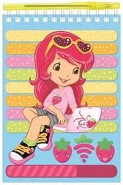 Strawberry - Psací sada (Blok A5 s vazbou TW+ kuličkové pero)