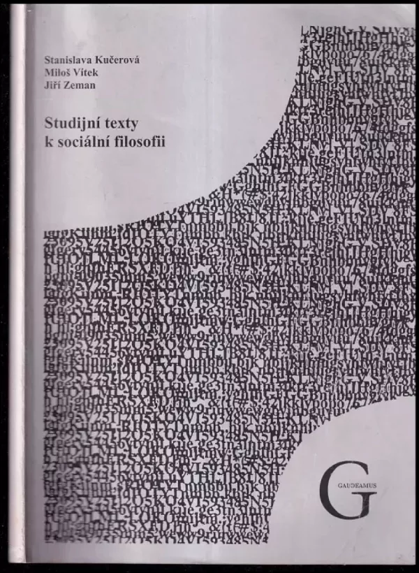Studijní texty k sociální filosofii