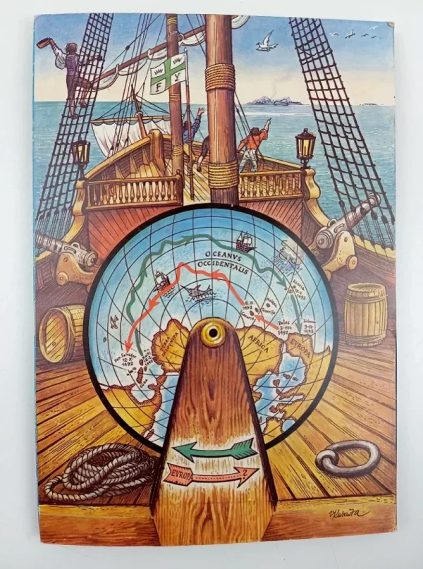 The fleet of Christopher Columbus POP-UP LEPORELO KUBAŠTA