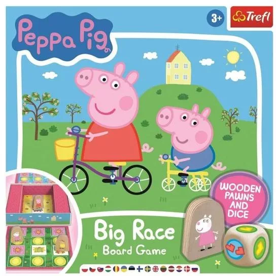 TREFL Hra Prasátko Peppa: Velký závod