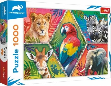 Trefl Puzzle Animal Planet: Exotická zvířata/1000 dílků