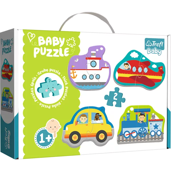 Trefl Puzzle Baby Doprava / 4x2 dílky