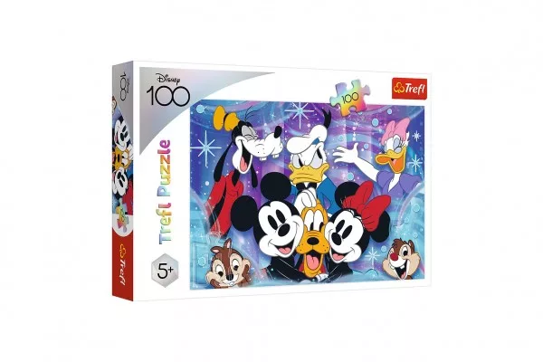 Trefl Puzzle Disney 100 let: Zábava v Disney Worldu 100 dílků
