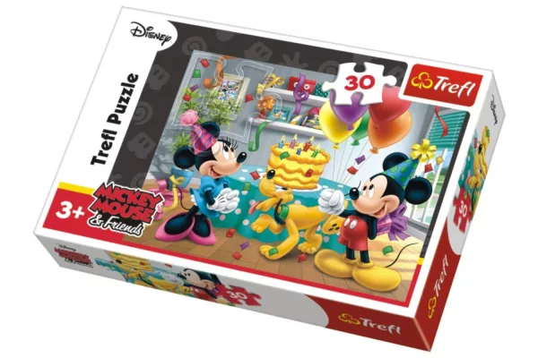Trefl Puzzle Mickey Mouse Oslava / 30 dílků
